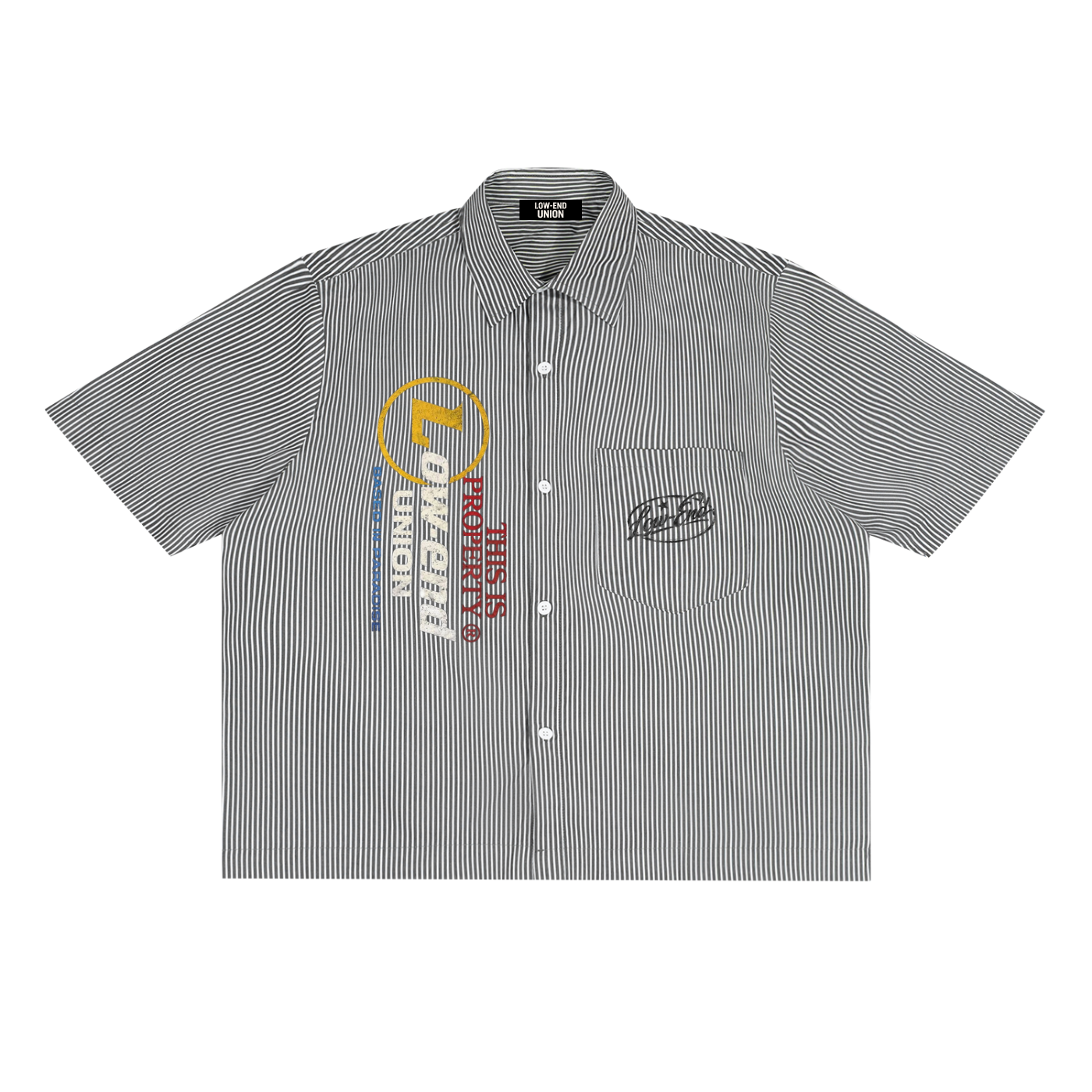 "SUNDAY SERVICE!" OVERSIZED BUTTON UP